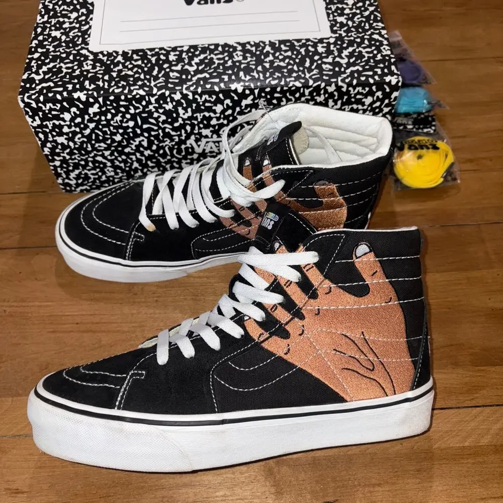 Vans Vault x Imran Potato UA Sk8-Hi VR3 LX Black Hand Rare Men's Size US 8M